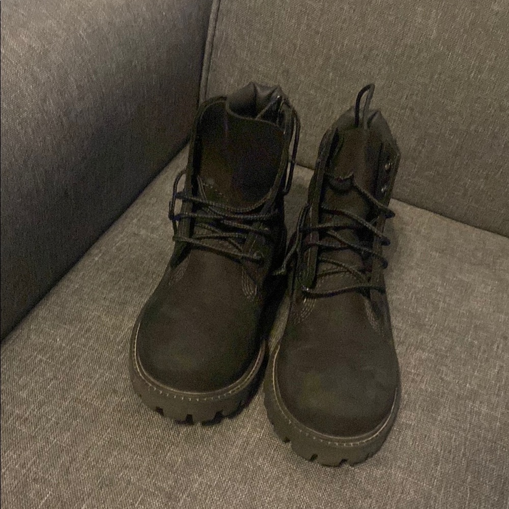 Kids Black Boots